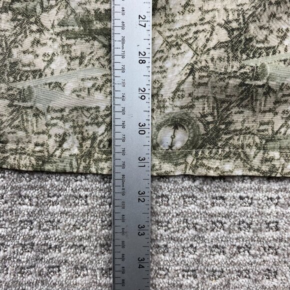 Vintage Columbia Sportswear Company Shirt Men M Brown Green Rayon Button Up Polo - Picture 8 of 8